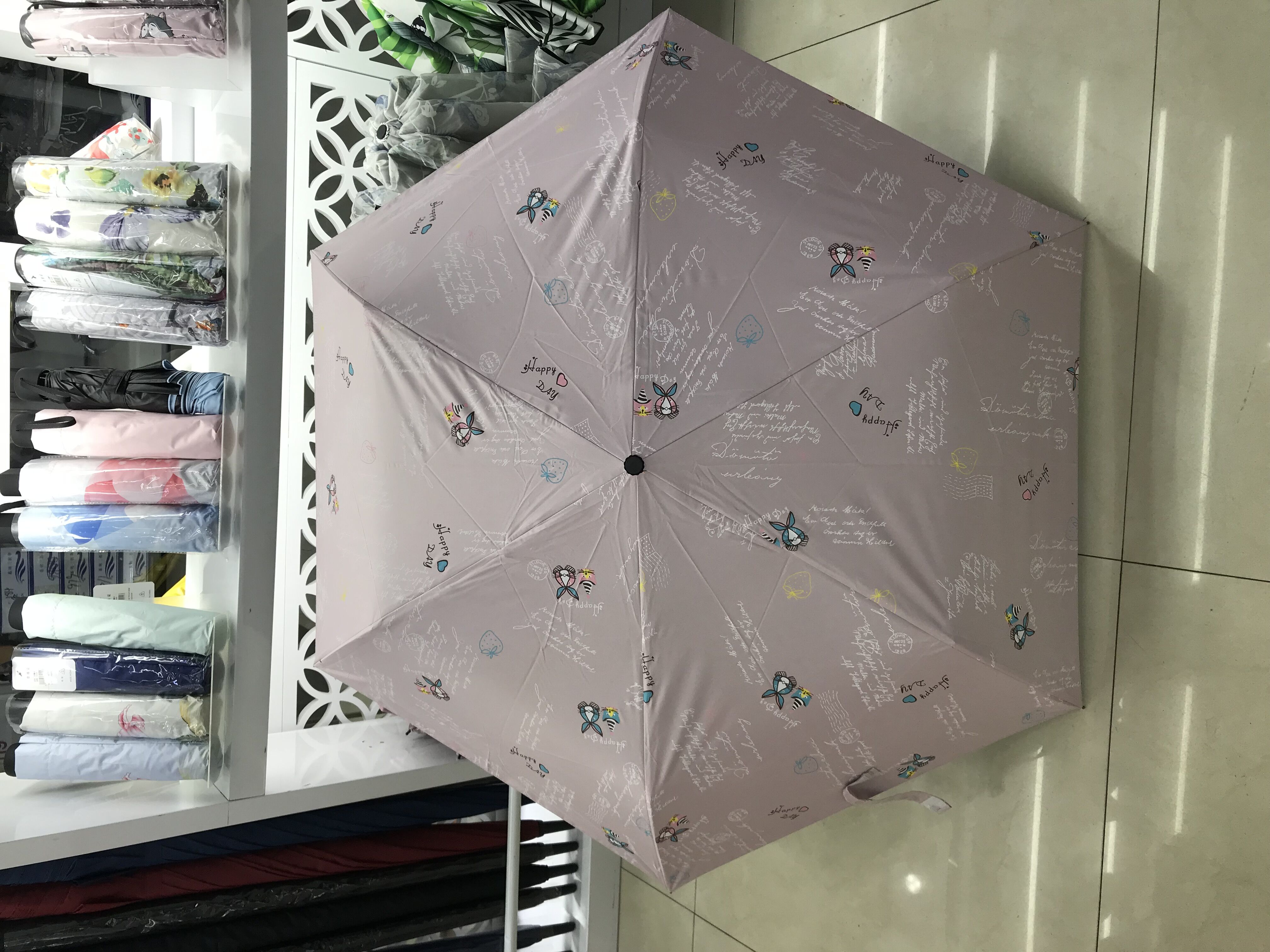 A579 New Pencil Umbrella Light Umbrella Folding Umbrella Black Plastic Sunny Umbrella Available in Stock A579 New Pencil Umbrella Light Umbrella Folding Umbrella Black Plastic Sunny Umbrella Available in Stock