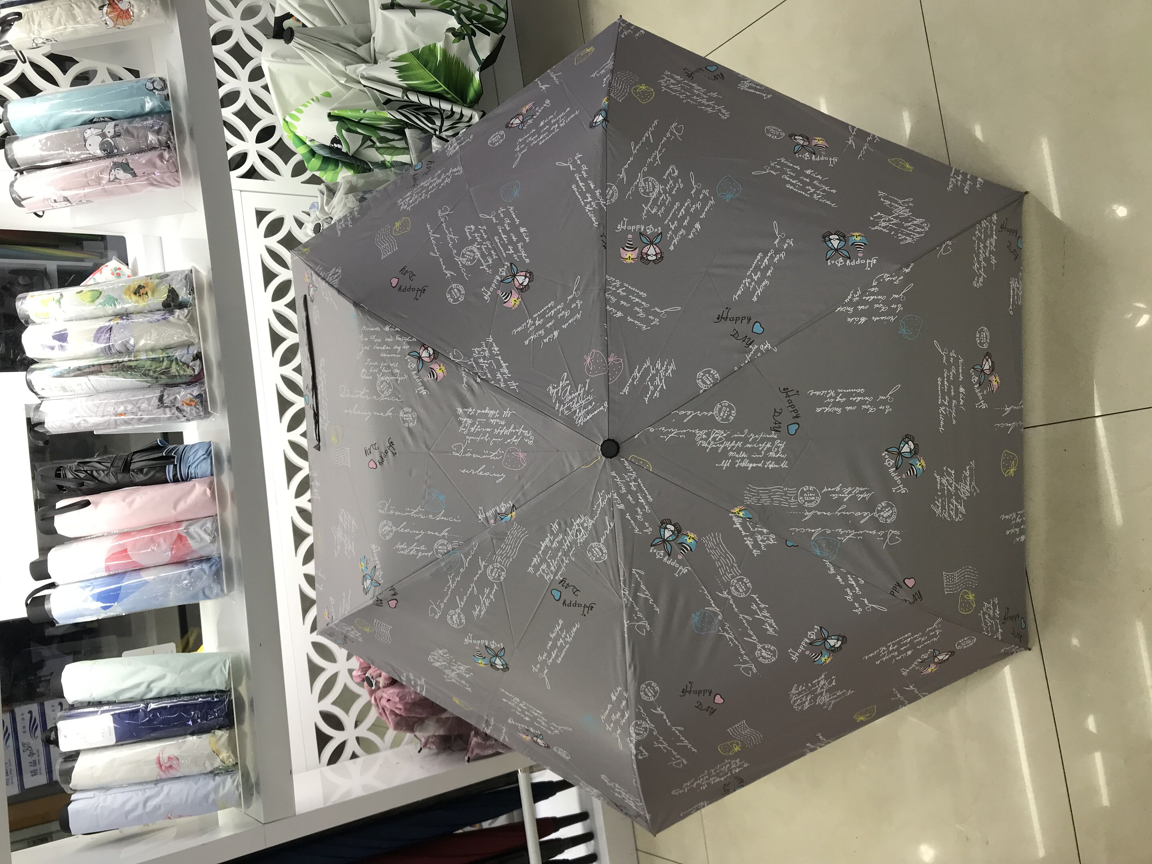A579 New Pencil Umbrella Light Umbrella Folding Umbrella Black Plastic Sunny Umbrella Available in Stock A579 New Pencil Umbrella Light Umbrella Folding Umbrella Black Plastic Sunny Umbrella Available in Stock
