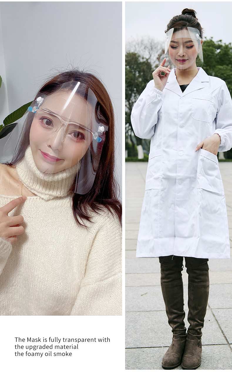 Stock a large supply of protective face mask face mask anti oil anti fog anti spray splash mask Stock a large supply of protective face mask face mask anti oil anti fog anti spray splash mask