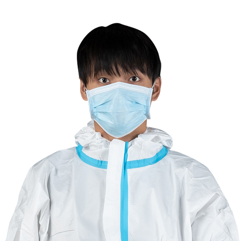 Disposable Mask Non-Woven Spray Layer Anti-Spitting Mask Three-Layer Dustproof and Breathable Protective Mask Factory Wholesale