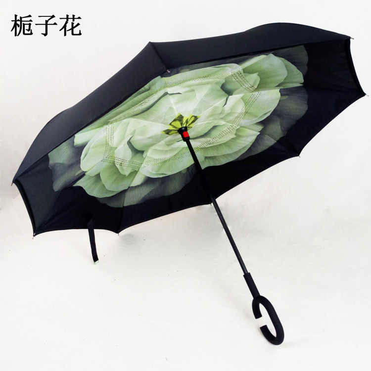 Creative car umbrella stand inverted umbrella a speakerphone type double inverted umbrella inverted umbrellay