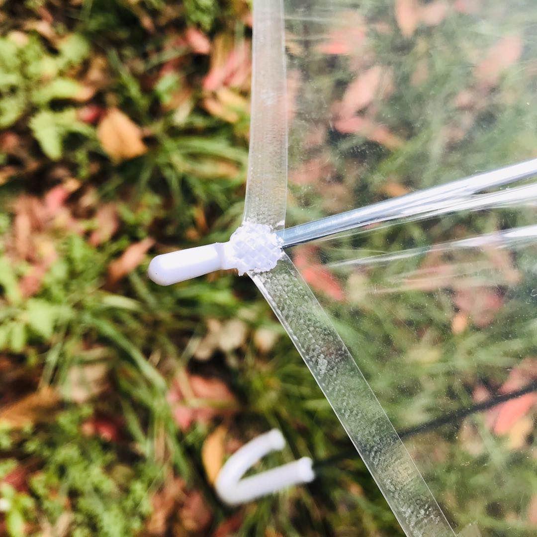 Ins Transparent Umbrella Long Handle Photo Essential Internet Celebrity Student Girls Thick 8 Bones Fresh Wholesale Ins Transparent Umbrella Long Handle Photo Essential Internet Celebrity Student Girls Thick 8 Bones Fresh Wholesale