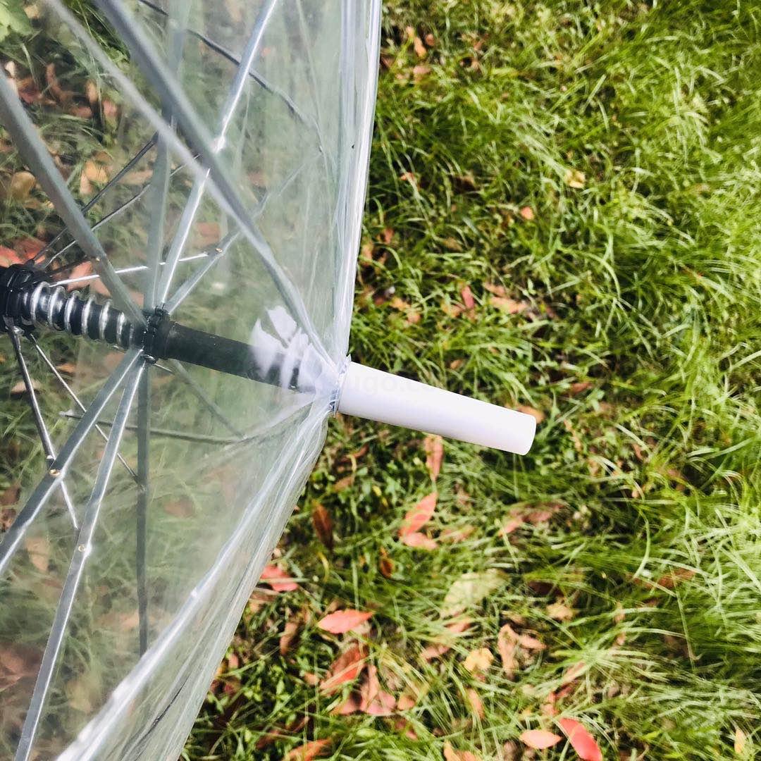 Ins Transparent Umbrella Long Handle Photo Essential Internet Celebrity Student Girls Thick 8 Bones Fresh Wholesale Ins Transparent Umbrella Long Handle Photo Essential Internet Celebrity Student Girls Thick 8 Bones Fresh Wholesale