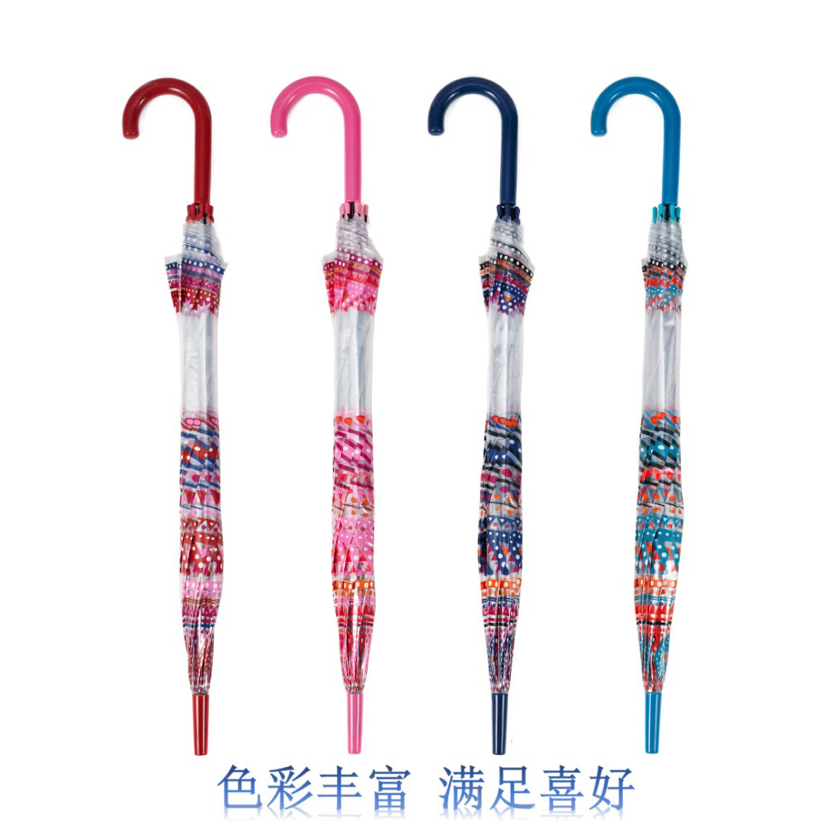 Factory Direct Supply New Automatic Poe Transparent Machine Printing Ins Style Straight Handle Umbrella Adult Umbrella Apollo S Umbrella Factory Direct Supply New Automatic Poe Transparent Machine Printing Ins Style Straight Handle Umbrella Adult Umbrella Apollo S Umbrella