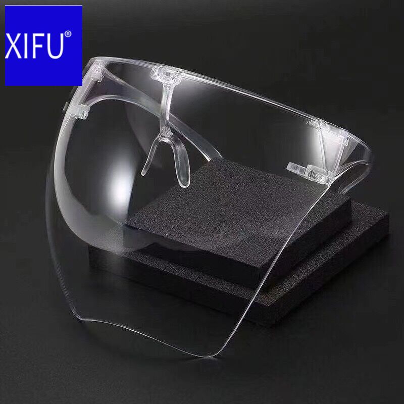 Xifu space mirror protective mask for cross-border e-commerce high-definition anti-spray isolation color mask