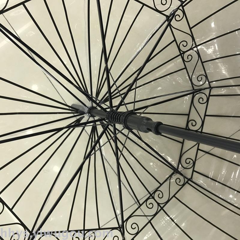 Umbrella, 60cm POE birdcage Printing Umbrella, Transparent Umbrella, Transparent Umbrella, Po Umbrella, Umbrella