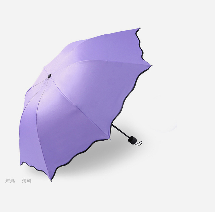 Umbrella Three Fold Water Blossom Umbrella Vinyl Umbrella Customized Logo Sun Umbrella Factory Direct Sales Umbrella Three Fold Water Blossom Umbrella Vinyl Umbrella Customized Logo Sun Umbrella Factory Direct Sales