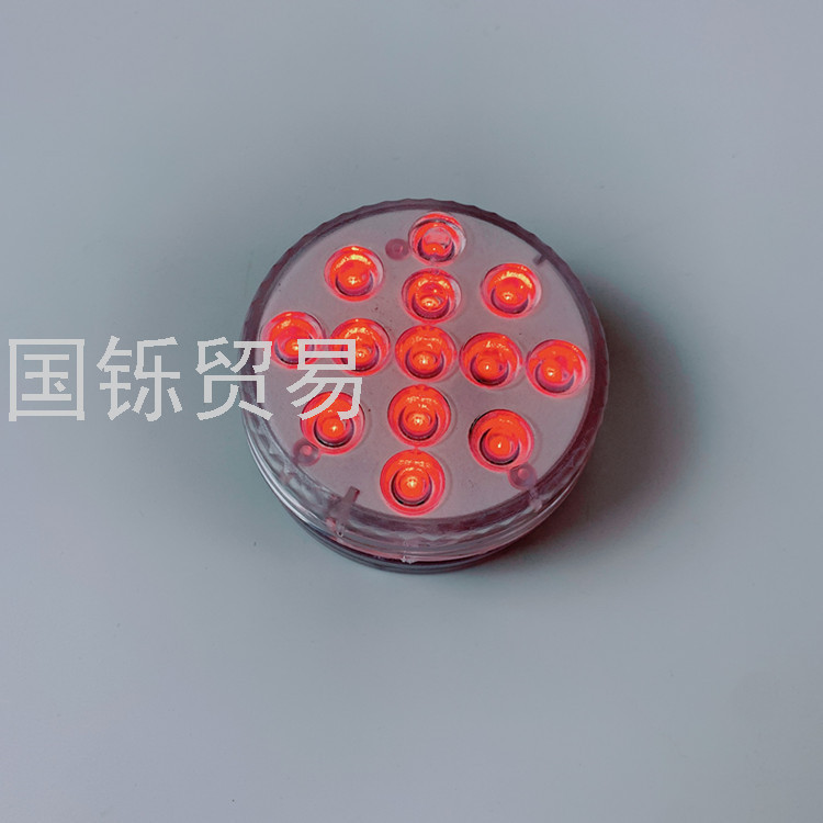 Cross-Border Creative New LED Colorful Remote Control Lights Swimming Pool Floor Waterproof Decorative Light Christmas Lights Small Night Lamp