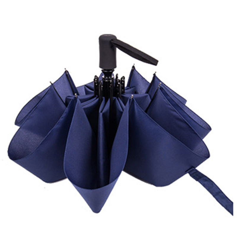 Commercial umbrella printing advertising Logo three fold general advertising umbrella custom gift automatic advertising umbrella