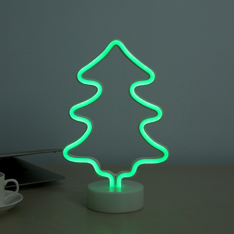 With the base animal ins neon tube LED lights flamingo neon lights decoration lights Christmas lights