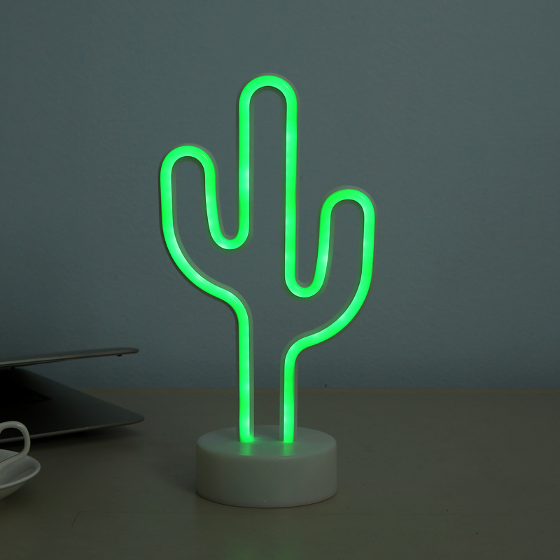 With the base animal ins neon tube LED lights flamingo neon lights decoration lights Christmas lights