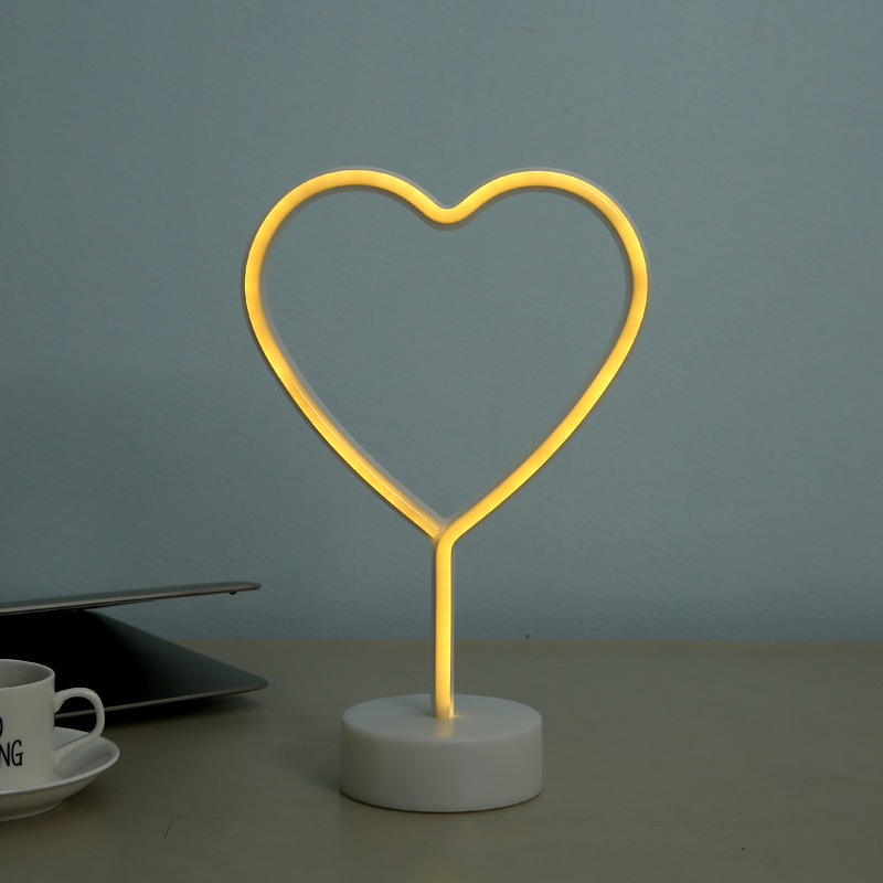With the base animal ins neon tube LED lights flamingo neon lights decoration lights Christmas lights