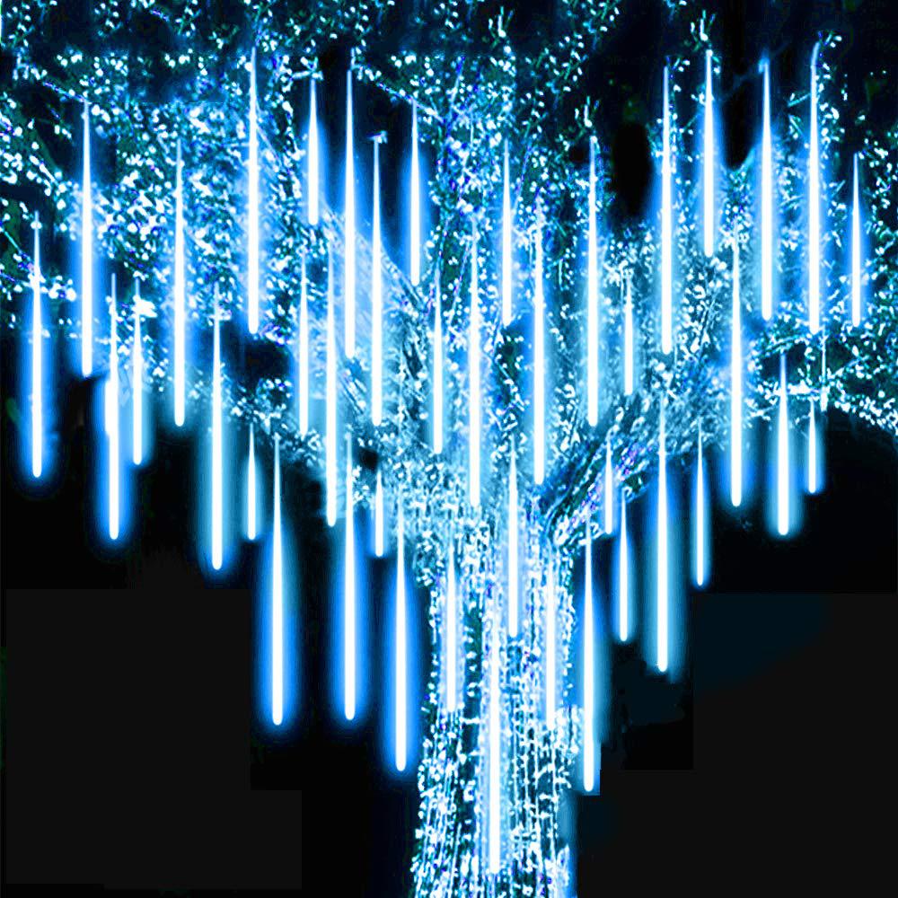 Shower Light 30cm 8 Pieces Set Led Meteor Lights LED Curtain Light Christmas Day Light Decorative Light christmas lights