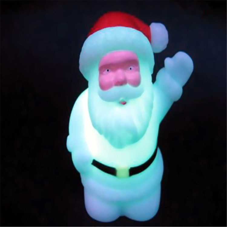 Colorful snowman Christmas lights snowman night light Santa Claus