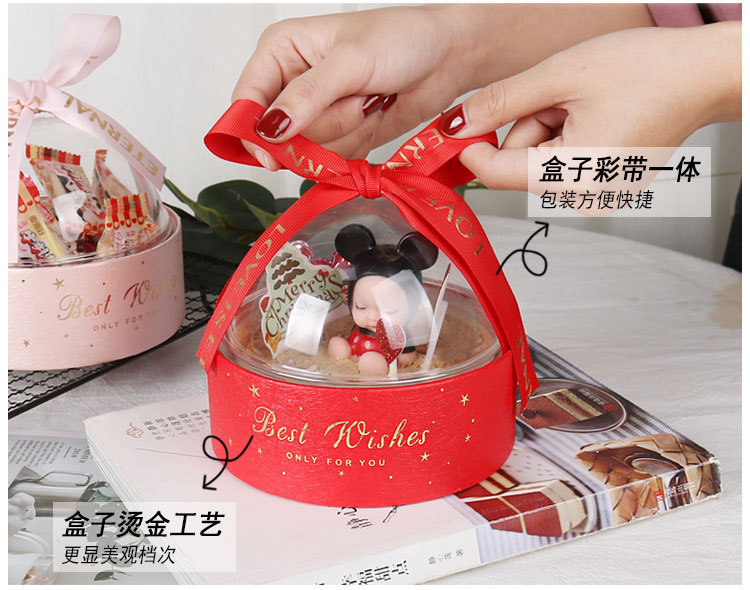 Internet Celebrity Christmas Flower Pot Cake Box Dessert Candy Snack Apple Crystal Ball 4-Inch Mousse Packing Boxes Internet Celebrity Christmas Flower Pot Cake Box Dessert Candy Snack Apple Crystal Ball 4-Inch Mousse Packing Boxes