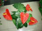 Simulation simulation of Anthurium gel simulation simulation simulation of poinsettia Christmas flower pot Anthurium flower simulation simulation flower artificial flower ball