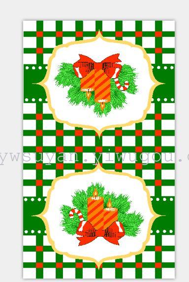 Velvet border printing, Christmas flower tea towel, dishcloth Velvet border printing, Christmas flower tea towel, dishcloth