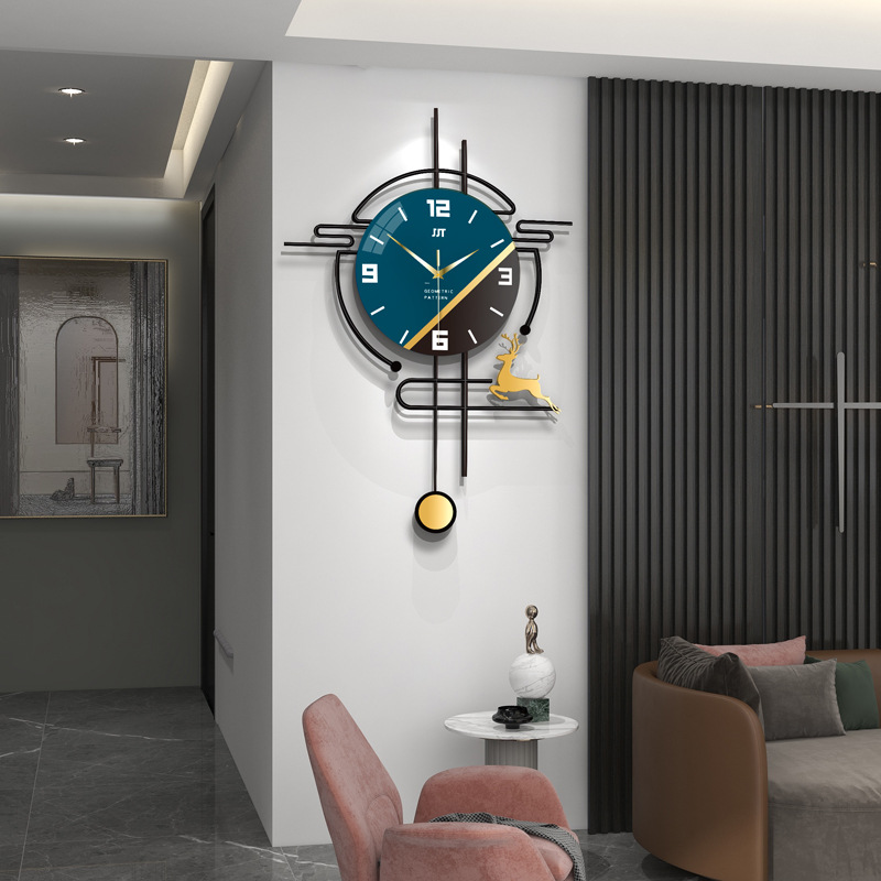 Wall Clock Affordable Luxury Fashion Living Room Decorative Clock Wall-Mounted Home Creative Clocks Amazon Hot Sale Products
