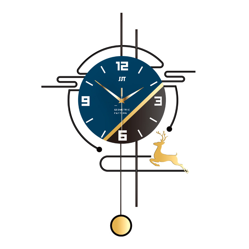 Wall Clock Affordable Luxury Fashion Living Room Decorative Clock Wall-Mounted Home Creative Clocks Amazon Hot Sale Products