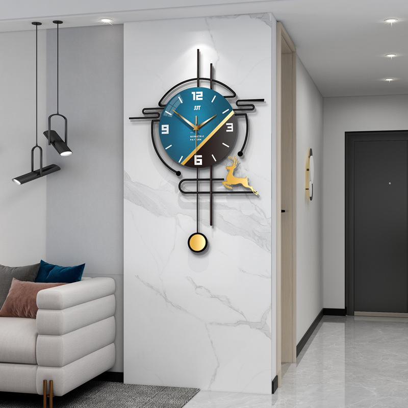 Wall Clock Affordable Luxury Fashion Living Room Decorative Clock Wall-Mounted Home Creative Clocks Amazon Hot Sale Products