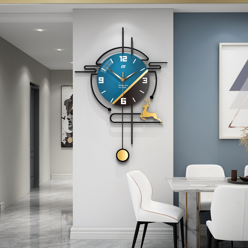 Wall Clock Affordable Luxury Fashion Living Room Decorative Clock Wall-Mounted Home Creative Clocks Amazon Hot Sale Products