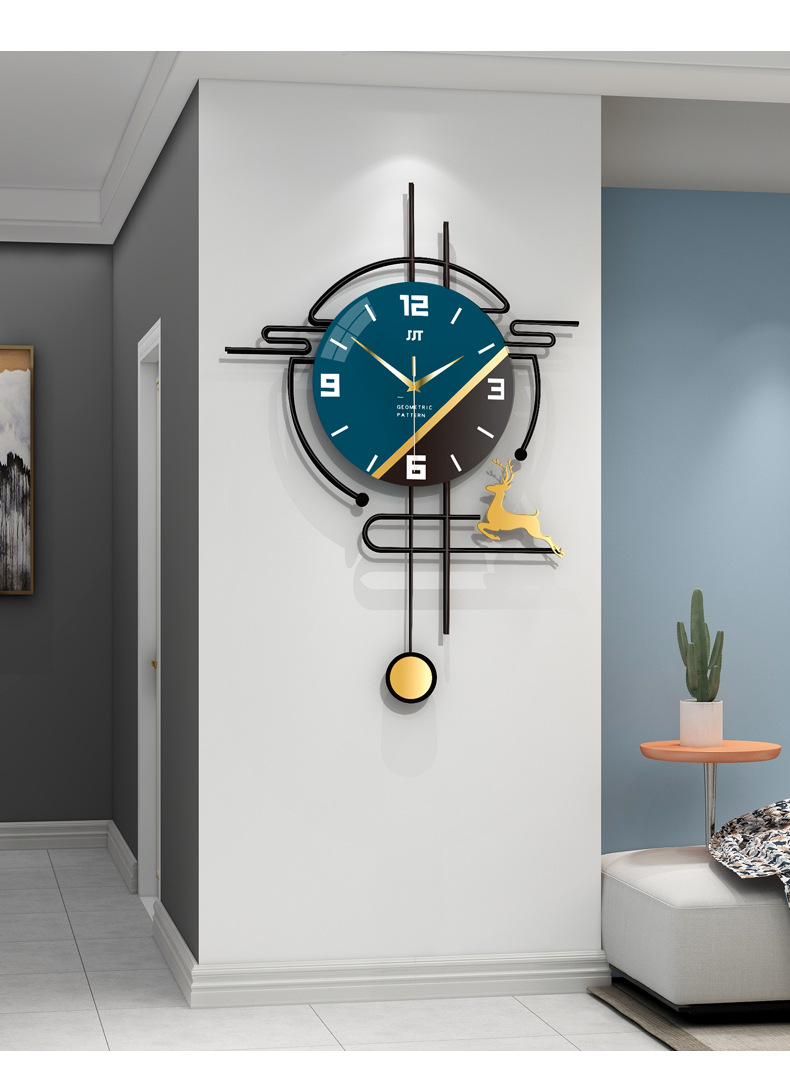 Wall Clock Affordable Luxury Fashion Living Room Decorative Clock Wall-Mounted Home Creative Clocks Amazon Hot Sale Products