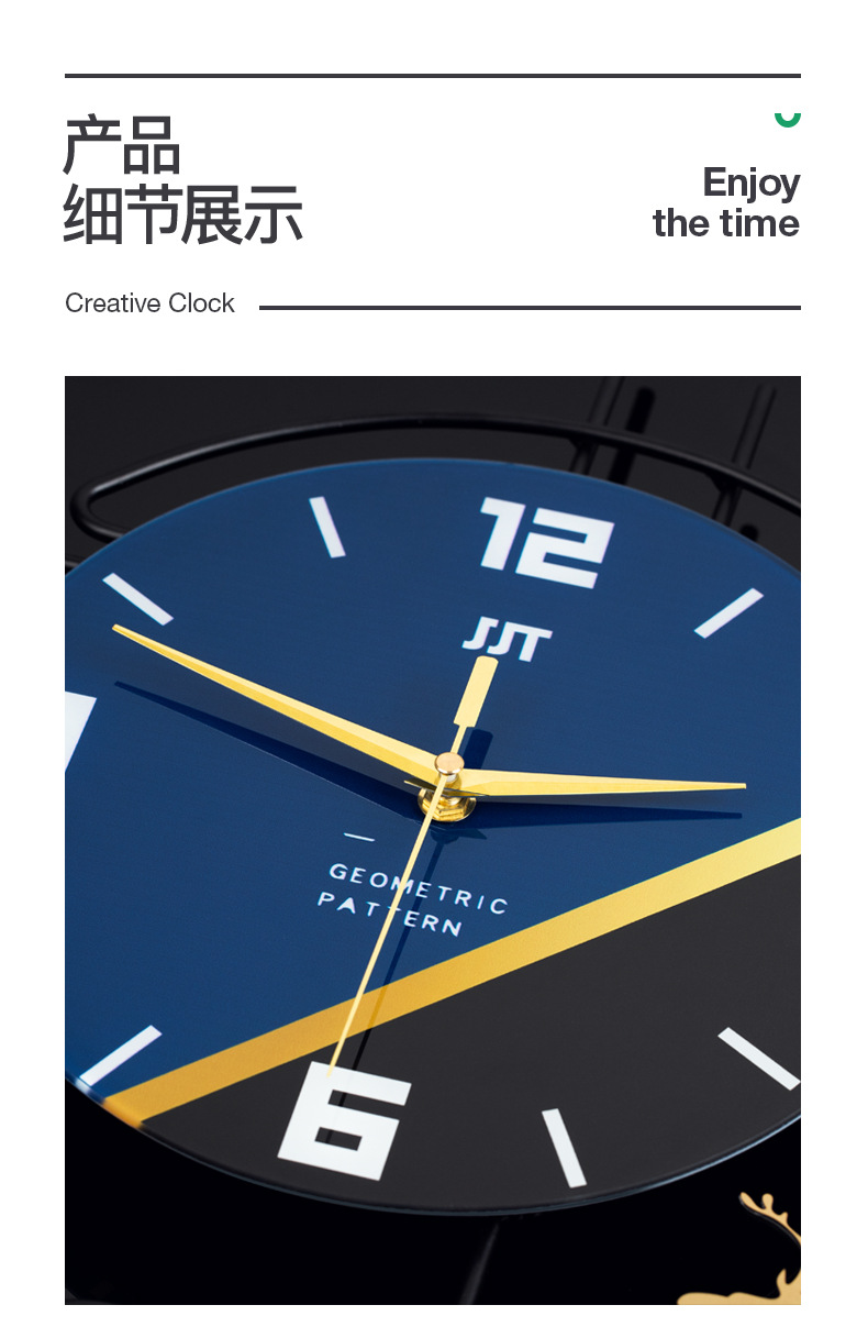 Wall Clock Affordable Luxury Fashion Living Room Decorative Clock Wall-Mounted Home Creative Clocks Amazon Hot Sale Products