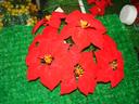 Simulation simulation simulation 7 plastic flower poinsettia Christmas flower poinsettia poinsettia flower simulation simulation of simulation simulation of Hualien rattan