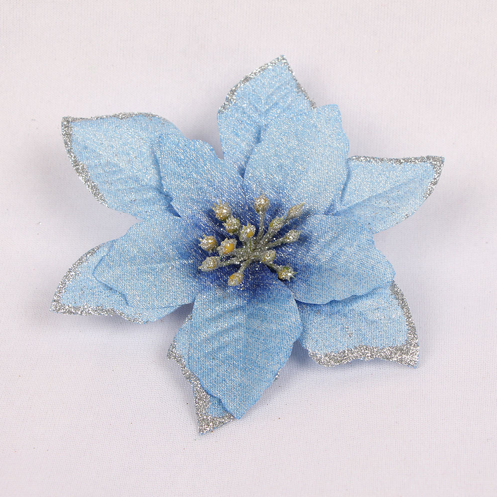Christmas Accessories Christmas Tree Flower Christmas Decorations Gold Powder Christmas Flower Christmas Tree Garland Accessories Factory Wholesale