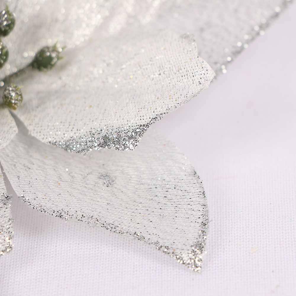 Christmas Accessories Christmas Tree Flower Christmas Decorations Gold Powder Christmas Flower Christmas Tree Garland Accessories Factory Wholesale