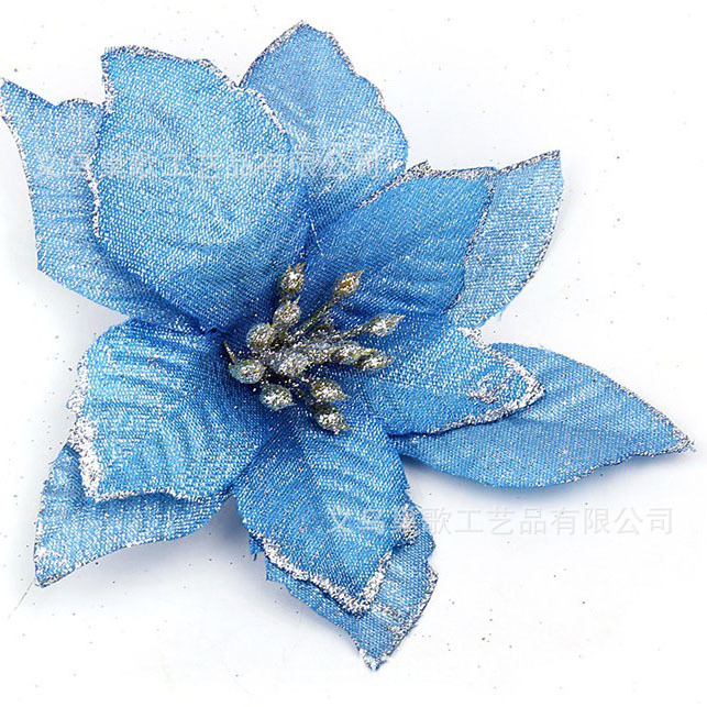 Christmas Decorations 13cm Three-Layer Gold Powder Edge Christmas Flower Christmas Tree Garland Accessories Artificial Flower Factory Wholesale Christmas Decorations 13cm Three-Layer Gold Powder Edge Christmas Flower Christmas Tree Garland Accessories Artificial Flower Factory Wholesale