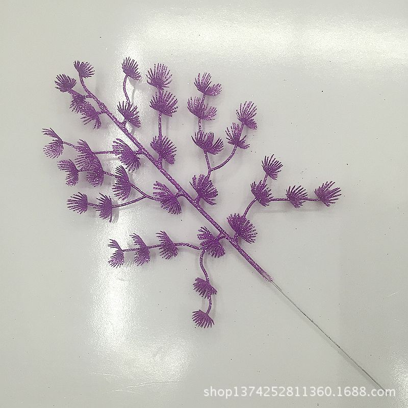 Christmas Flower Christmas Leaf Decorations 3317cm Glitter Pink Branches Glitter Colorful Plastic Ornament Christmas Flower Christmas Leaf Decorations 3317cm Glitter Pink Branches Glitter Colorful Plastic Ornament