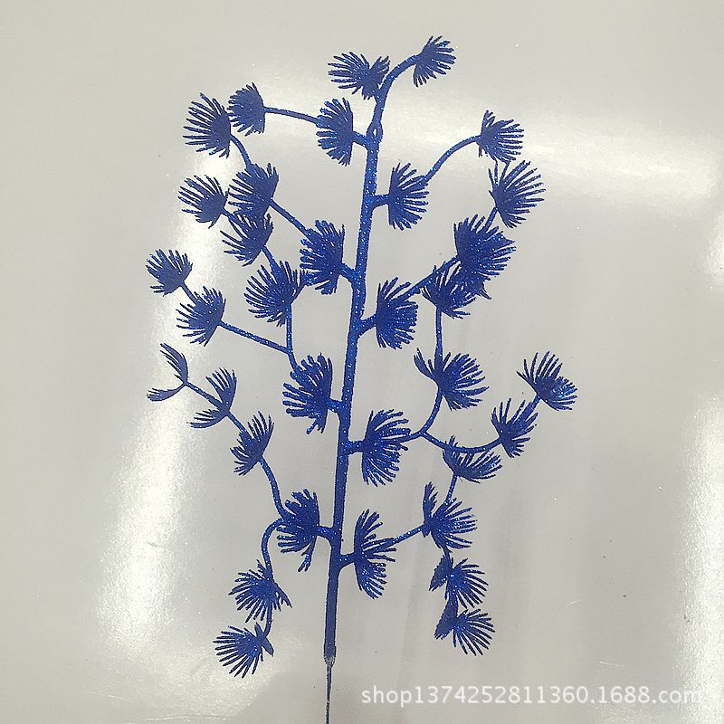 Christmas Flower Christmas Leaf Decorations 3317cm Glitter Pink Branches Glitter Colorful Plastic Ornament Christmas Flower Christmas Leaf Decorations 3317cm Glitter Pink Branches Glitter Colorful Plastic Ornament
