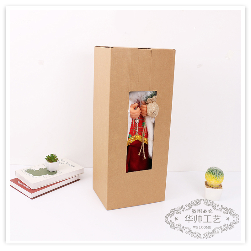Christmas Cross-Border Hot Red Robe Santa Doll Gift Santa Claus Fabric Home Ornament and Decoration Christmas Cross-Border Hot Red Robe Santa Doll Gift Santa Claus Fabric Home Ornament and Decoration