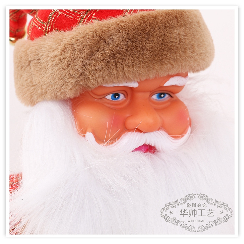 Christmas Cross-Border Hot Red Robe Santa Doll Gift Santa Claus Fabric Home Ornament and Decoration Christmas Cross-Border Hot Red Robe Santa Doll Gift Santa Claus Fabric Home Ornament and Decoration