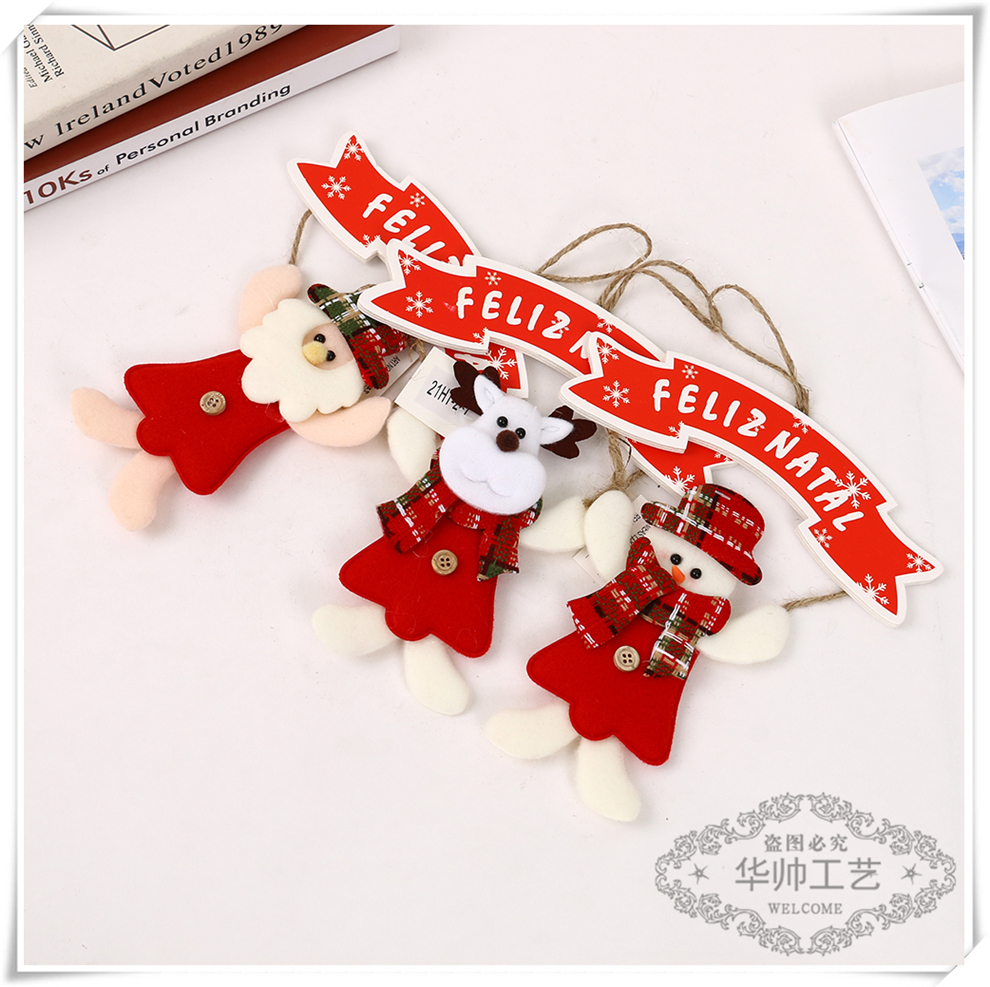 Christmas Ornaments Snowman Santa Claus Elk Muppet Creative Gift Key Bag Pendant Scene Decorations Christmas Ornaments Snowman Santa Claus Elk Muppet Creative Gift Key Bag Pendant Scene Decorations