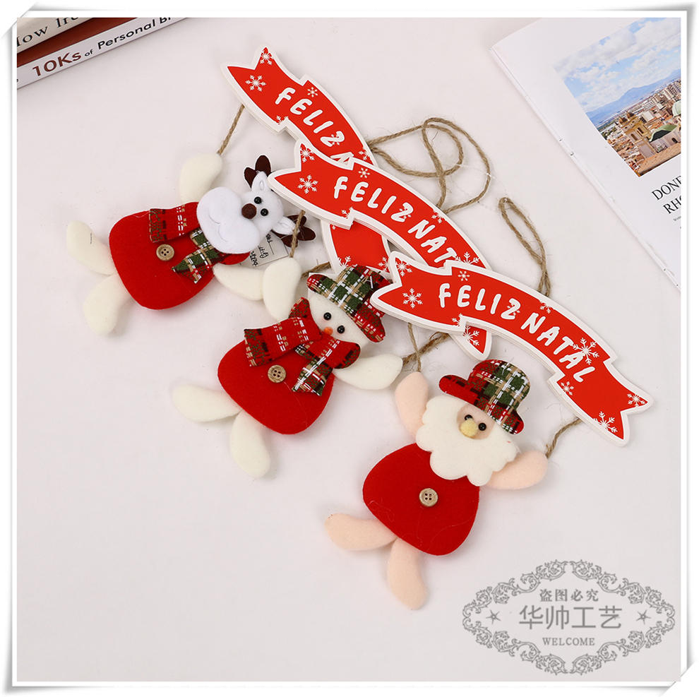 Christmas Ornaments Snowman Santa Claus Elk Muppet Creative Gift Key Bag Pendant Scene Decorations Christmas Ornaments Snowman Santa Claus Elk Muppet Creative Gift Key Bag Pendant Scene Decorations