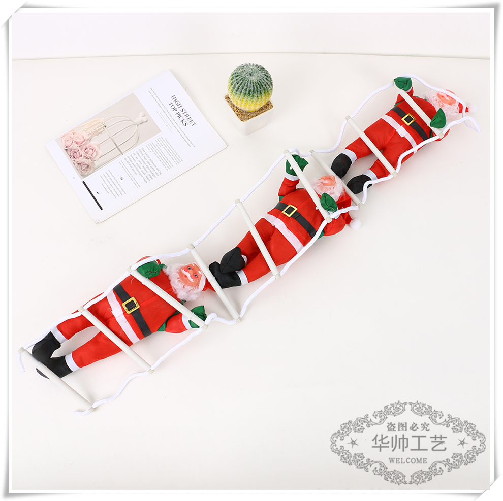 Santa Claus Rope Ladder Rope Climbing Christmas Decoration Christmas Tree Layout Props Christmas Gift Factory Direct Sales Santa Claus Rope Ladder Rope Climbing Christmas Decoration Christmas Tree Layout Props Christmas Gift Factory Direct Sales