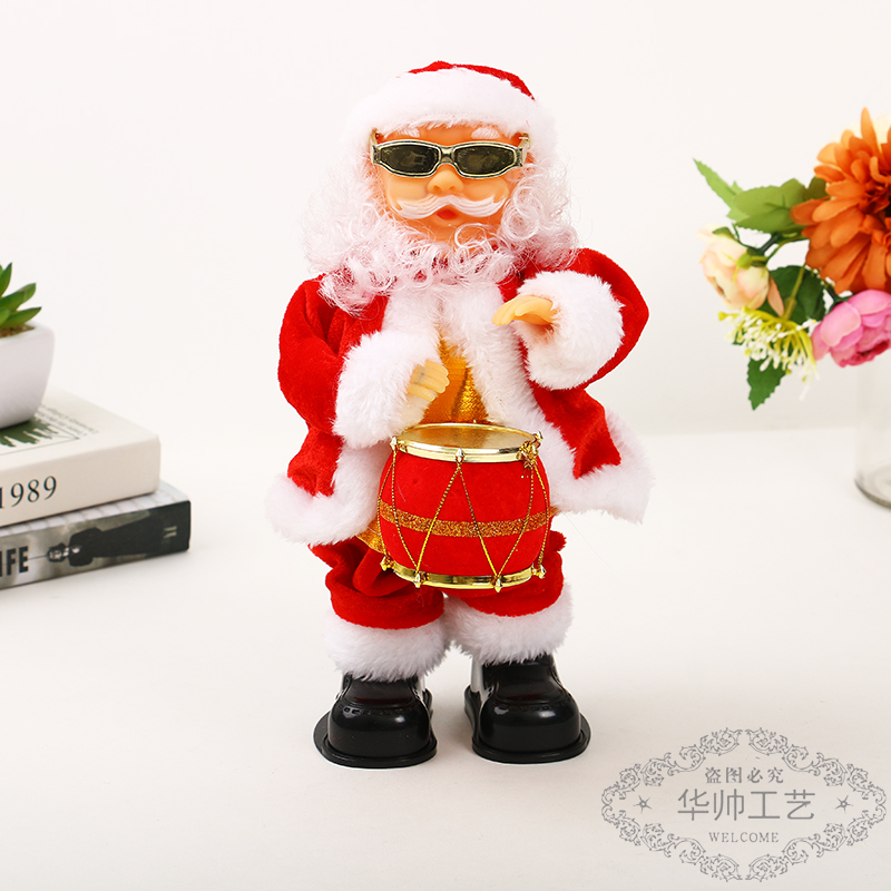 Santa Claus Electric Music Dancing Shaking Ass Saxophone Children's Doll Toy Gift Creative Decoration Santa Claus Electric Music Dancing Shaking Ass Saxophone Children's Doll Toy Gift Creative Decoration