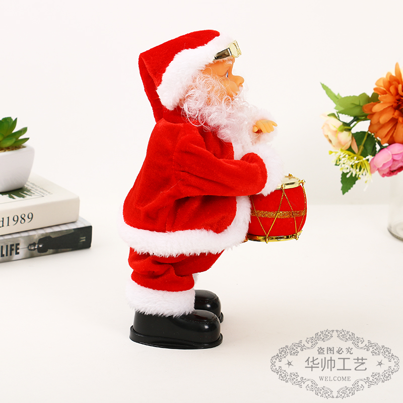 Santa Claus Electric Music Dancing Shaking Ass Saxophone Children's Doll Toy Gift Creative Decoration Santa Claus Electric Music Dancing Shaking Ass Saxophone Children's Doll Toy Gift Creative Decoration