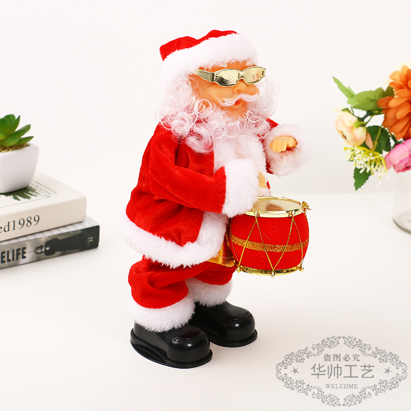 Santa Claus Electric Music Dancing Shaking Ass Saxophone Children's Doll Toy Gift Creative Decoration Santa Claus Electric Music Dancing Shaking Ass Saxophone Children's Doll Toy Gift Creative Decoration