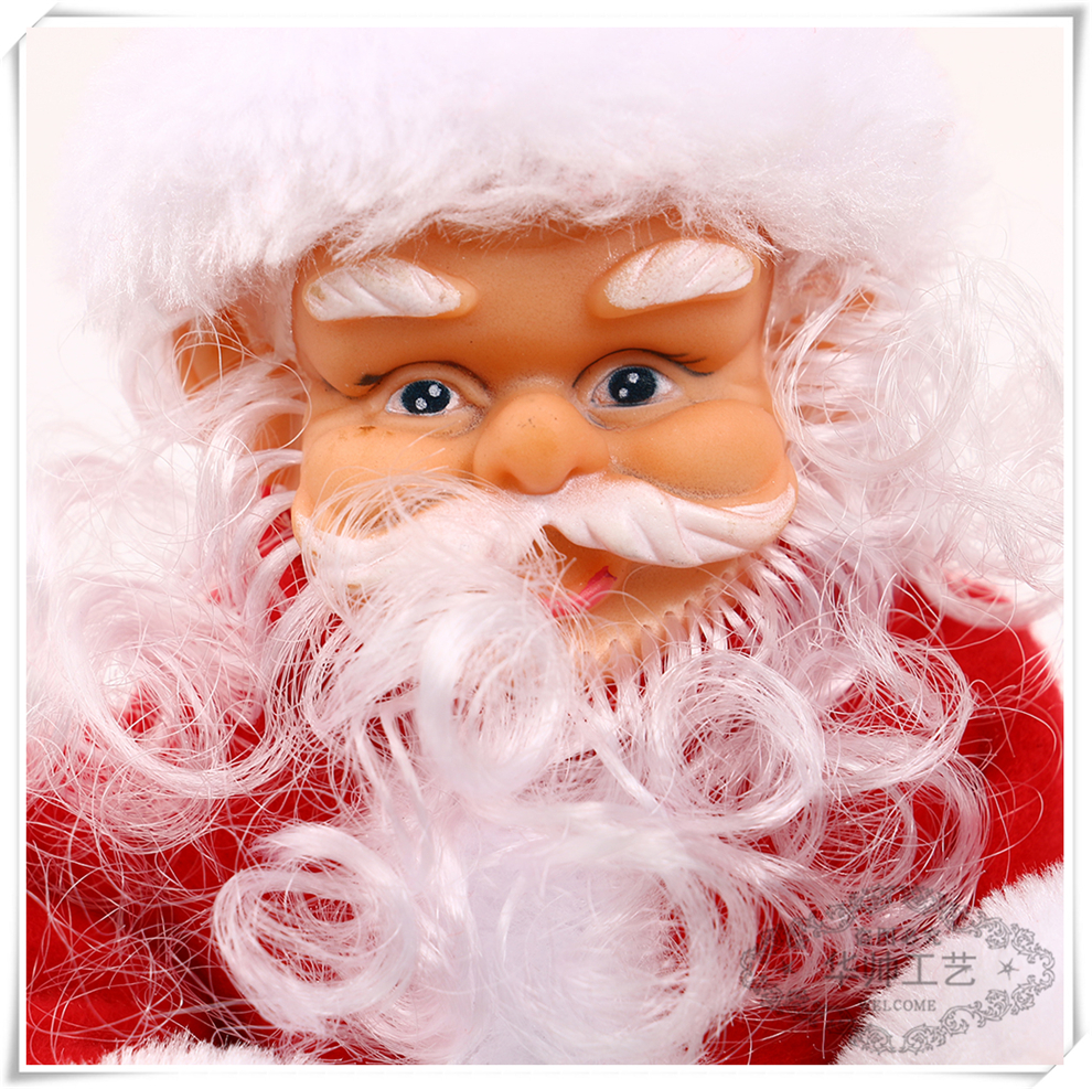 Christmas Decoration Creative Dish Santa Claus Toy Music Electric Lamplight for Boys and Girls Gift Christmas Decoration Creative Dish Santa Claus Toy Music Electric Lamplight for Boys and Girls Gift