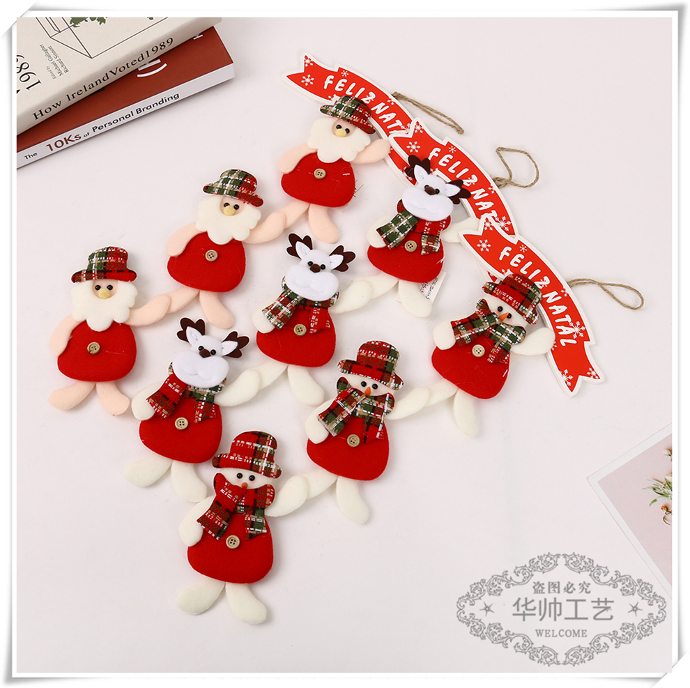 Christmas Small Pendant Santa Claus Snowman Deer Shop Store Scene Layout Christmas Tree Accessories Decorations Christmas Small Pendant Santa Claus Snowman Deer Shop Store Scene Layout Christmas Tree Accessories Decorations