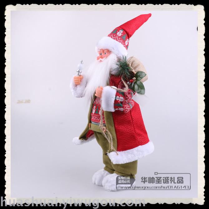 Christmas decorations Santa Claus electric old people can sing shop decoration layout. Christmas decorations Santa Claus electric old people can sing shop decoration layout.
