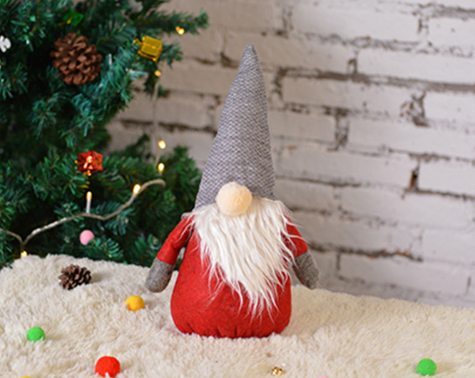 Christmas Decorations Tumbler Nordic Style Faceless Santa Claus Doll Cute David&#039;s Deer Doll Direct Wholesale