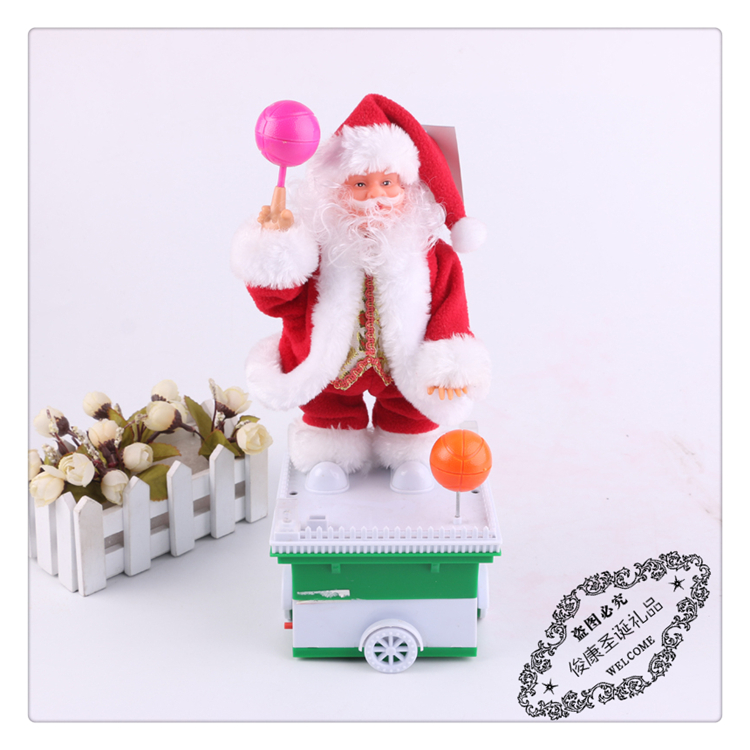 Manufacturers spot direct cool Christmas decorations electric Santa Claus doll singing and dancing ornaments Manufacturers spot direct cool Christmas decorations electric Santa Claus doll singing and dancing ornaments