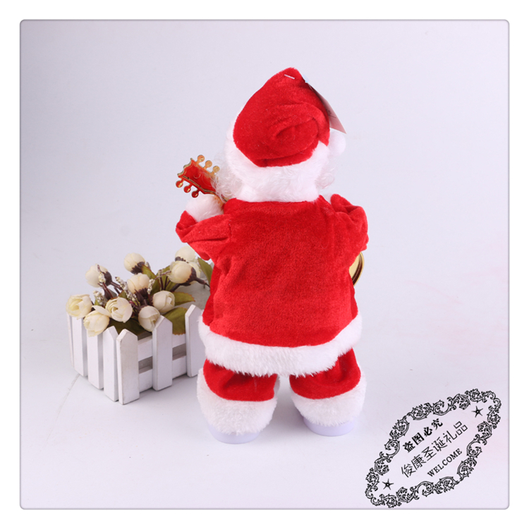 Cute Santa Claus playing guitar modeling Christmas decoration doll decoration various styles Cute Santa Claus playing guitar modeling Christmas decoration doll decoration various styles