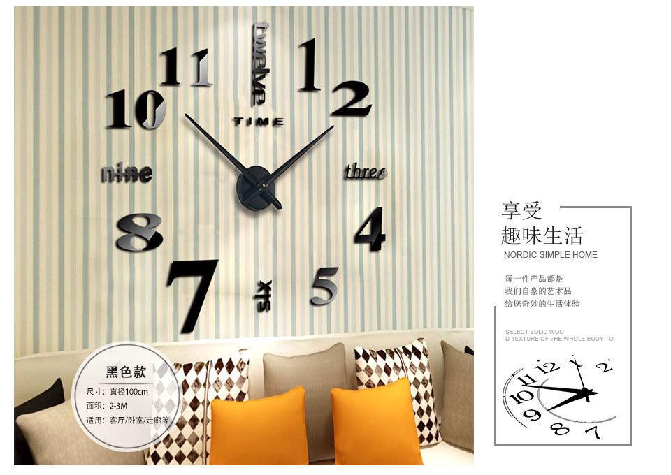 Amazon Hot Selling Popular Products Creative Wall Clock DIY Acrylic Clock Home Decoration Wall Sticker Clock Amazon Hot Selling Popular Products Creative Wall Clock DIY Acrylic Clock Home Decoration Wall Sticker Clock