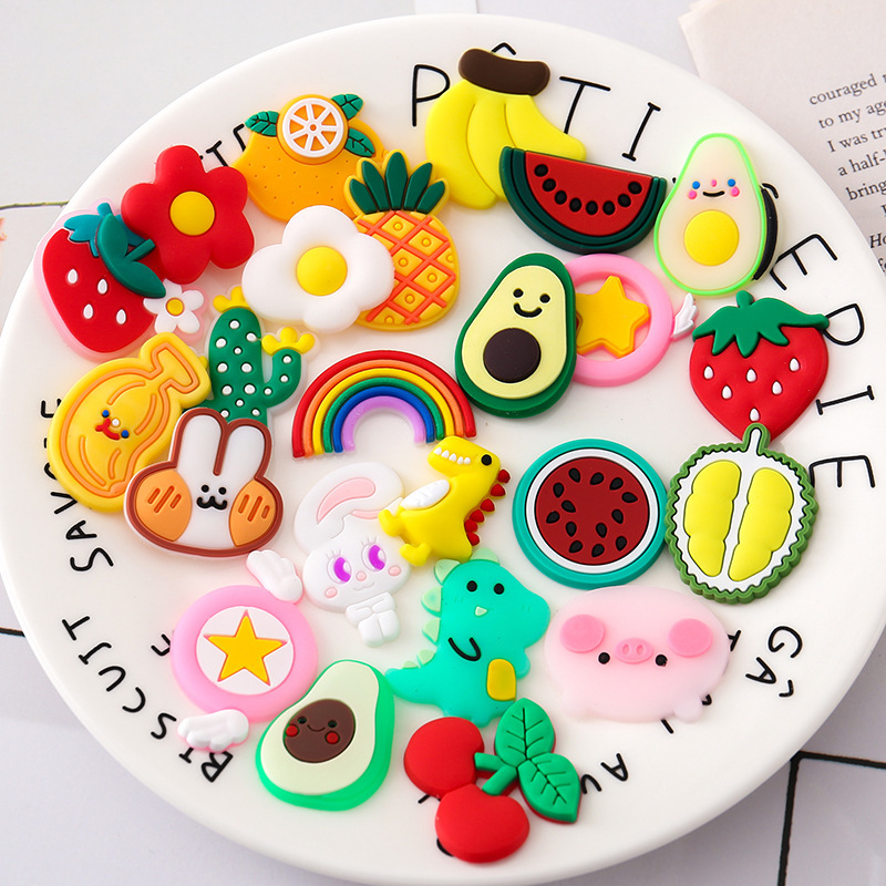 Cute Cartoon PVC Soft Glue Patch Handmade DIY Decorative Sticker Phone Case Hairpin Decoration Can Be Graphic Customization Cute Cartoon PVC Soft Glue Patch Handmade DIY Decorative Sticker Phone Case Hairpin Decoration Can Be Graphic Customization
