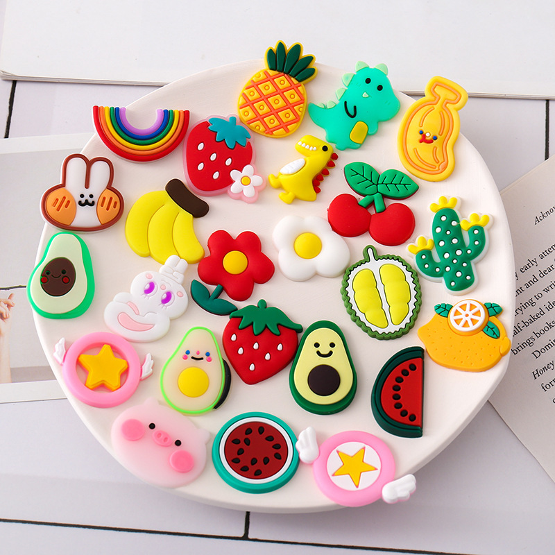 Cute Cartoon PVC Soft Glue Patch Handmade DIY Decorative Sticker Phone Case Hairpin Decoration Can Be Graphic Customization Cute Cartoon PVC Soft Glue Patch Handmade DIY Decorative Sticker Phone Case Hairpin Decoration Can Be Graphic Customization